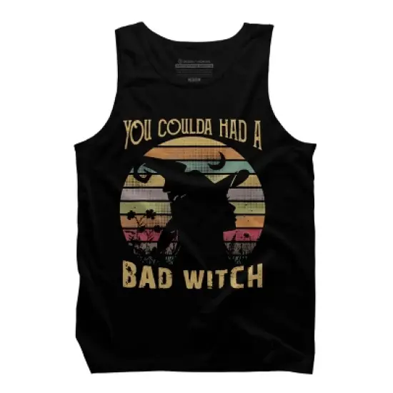 Men's Design By Humans Halloween Funny You Coulda Had Bad Witch By Ering Tank Top image {4}