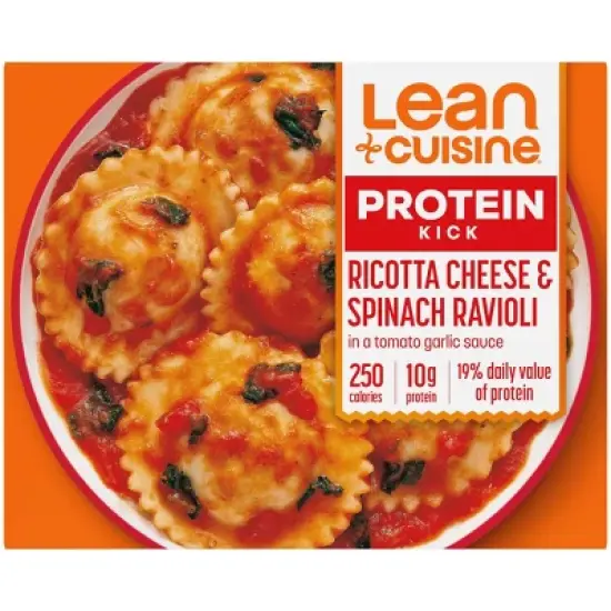 Lean Cuisine Protein Kick Frozen Ricotta Cheese & Spinach Ravioli - 8oz image {12}