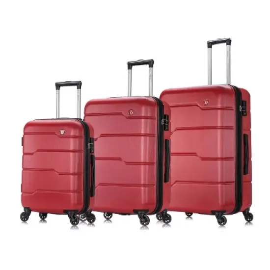 DUKAP Rodez Lightweight 3pc Hardside Luggage Set image {19}