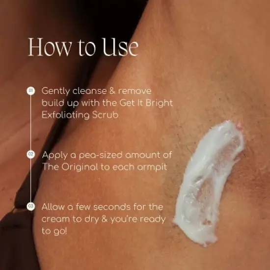 Forgotten Skincare The Original Underarm Brightening Deodorant Cream - 1.7 fl oz image {4}