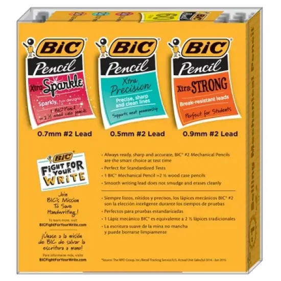 BIC Mechanical #2 Pencil Variety Pack 60ct image {1}