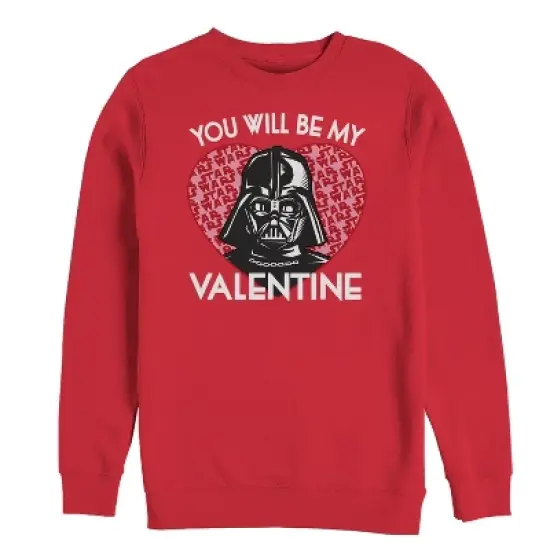 Men's Star Wars Valentine Darth Vader Invitation Sweatshirt image {2}