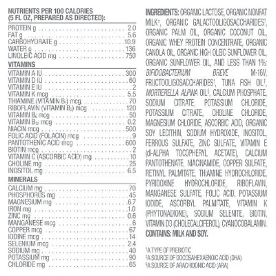 Happy Baby Organic Infant Formula Powder A2 - 22.9 oz image {6}