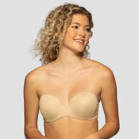 Vanity Fair Womens Gel Touch Strapless Push Up Bra 2111121 image {5}