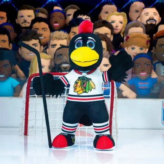 Bleacher Creatures Chicago Blackhawks Tommyhawk 10" Mascot Plush Figure (White Uniform) image {1}