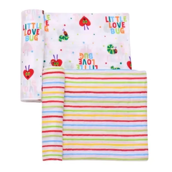 World of Eric Carle 2 Pack Cotton Muslin Swaddle Blankets image {5}