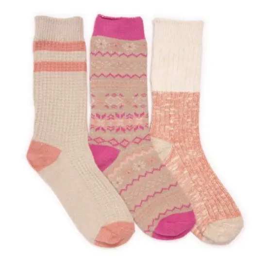 MUK LUKS Women's 3 Pack Boot Socks image {11}