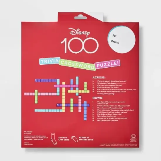 Women's Disney 100th Anniversary 15 Days of Socks Advent Calendar - Assorted Colors 4-10 image {3}