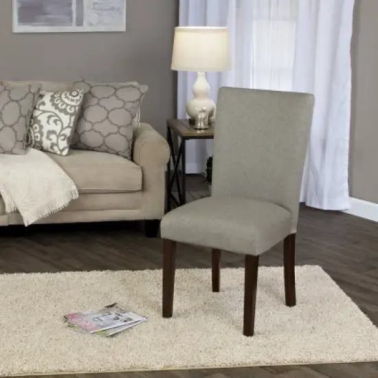 Parsons Chair with Espresso Leg - HomePop image {10}