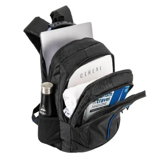 InUSA 20L ROADSTER Executive Backpack for Laptops upto 15.6'' - Black image {7}