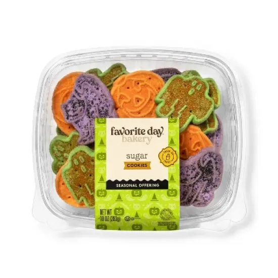 Halloween Mini Sugar Cookies Tub - 10oz - Favorite Day&trade; image {4}