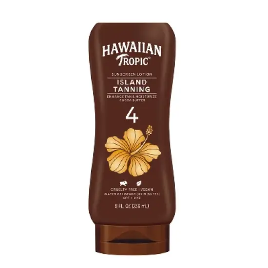 Hawaiian Tropic Dark Tanning Lotion Sunscreen - SPF 4 - 8oz image {6}