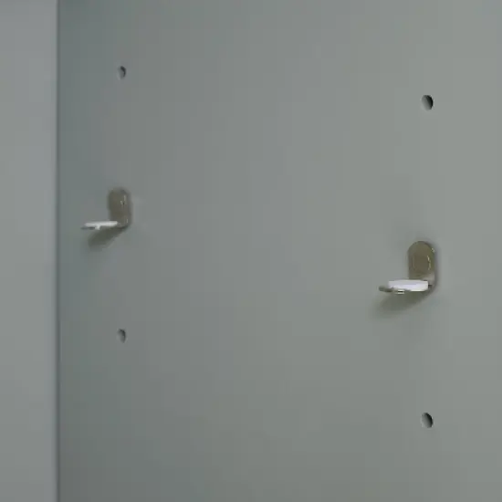 6pc Harper Entryway Set with Bench, Shelf, 2 Pantry Closets and 2 Hall Trees - Crosley image {13}