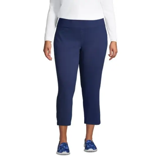 Lands' End Women's Active Crop Yoga Pants image {4}