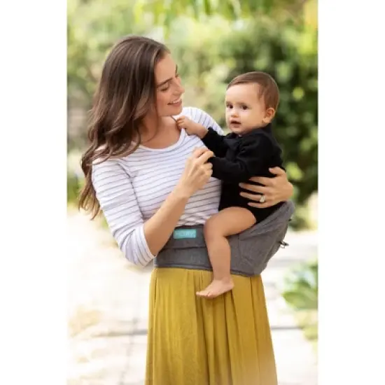 Moby 2-in-1 Baby Carrier + Hip Seat - Gray image {15}