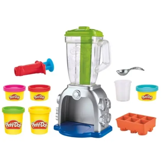 Play-Doh Swirlin' Smoothies Blender Playset - 11pc image {1}