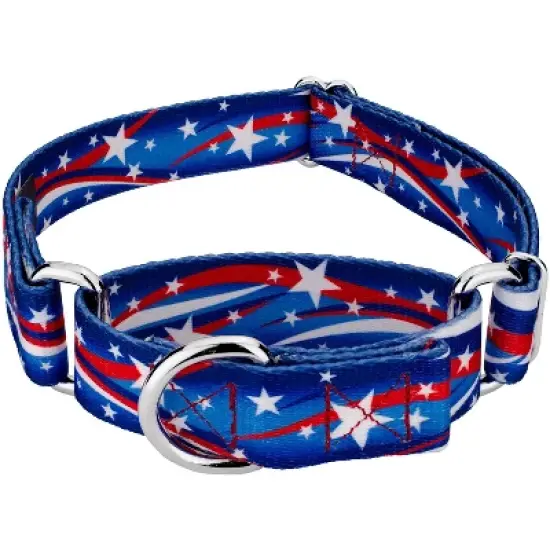 Country Brook Petz - Star Spangled Martingale Dog Collar image {7}