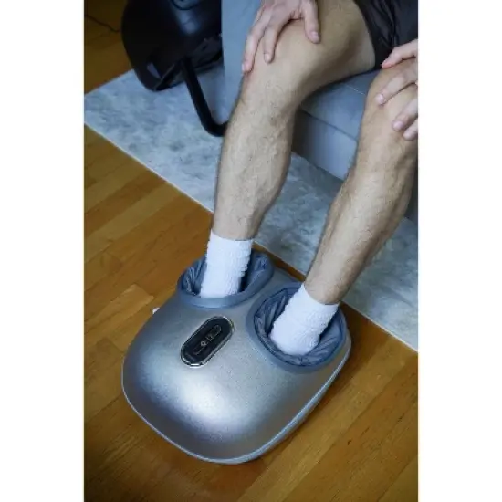 Nekteck Shiatsu Foot Massager with Soothing Heat & Deep Kneading (Sliver) image {3}