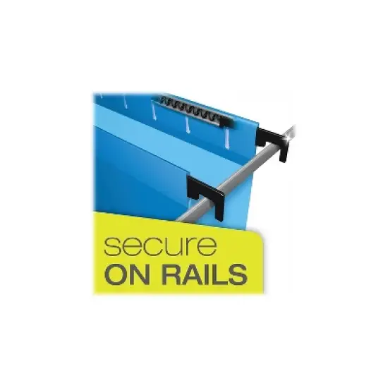 Pendaflex SureHook Reinforced Hanging Box Files 2" Exp with Sides Letter Blue 25/Box 59202 image {3}