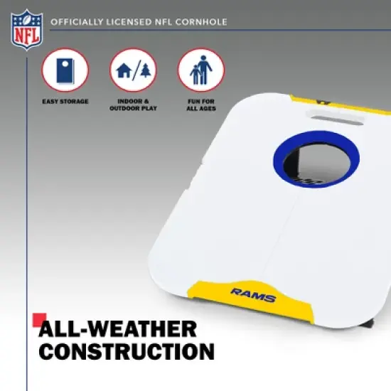 NFL Los Angeles Rams All-Weather Travel Cornhole Set image {2}