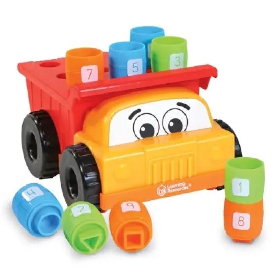 Learning Resources Tony the Peg Stacker Dump Truck image {1}