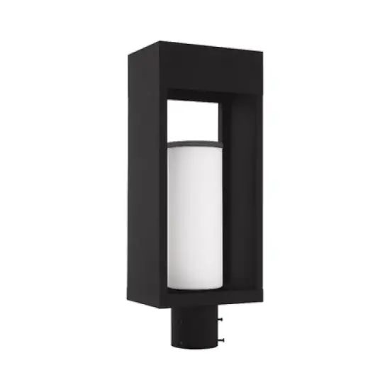 Livex Lighting Bleecker 1 - Light Post Light in  Black image {1}