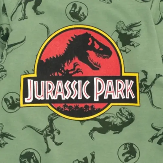 Jurassic World Fleece Pullover Sweatshirt & Pants Green / Grey  image {5}