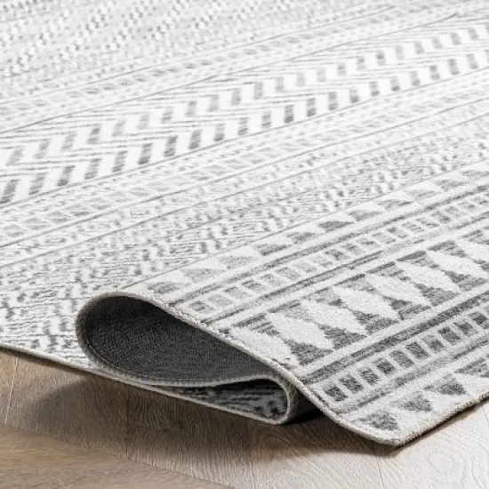 nuLOOM Kira Machine Washable Geometric Area Rug image {3}