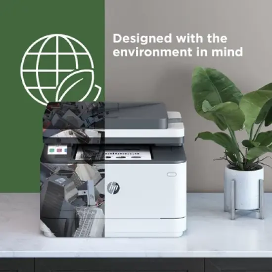 HP LaserJet Pro 3001dw Laser Printer, Black And White Mobile Print Up to 50,000 image {6}