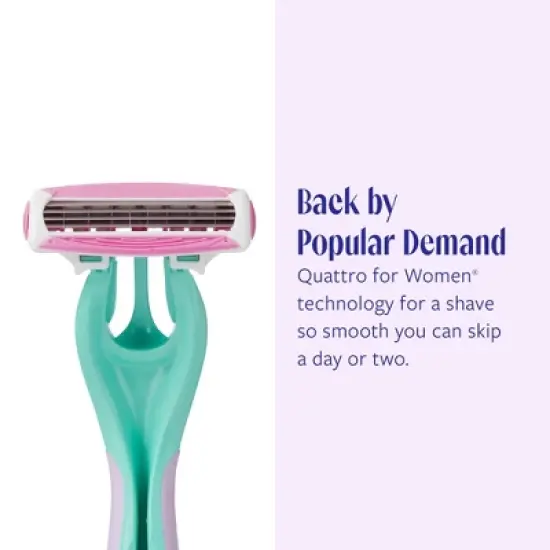 Schick Skintimate Sensitive Skin Women's Disposable Razors - 4ct image {4}