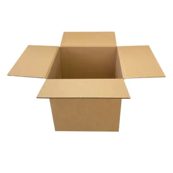 UOFFICE Pack of 25 Multi-Depth Corrugated Boxes 8" x 8" x 8" Cube Boxes image {2}
