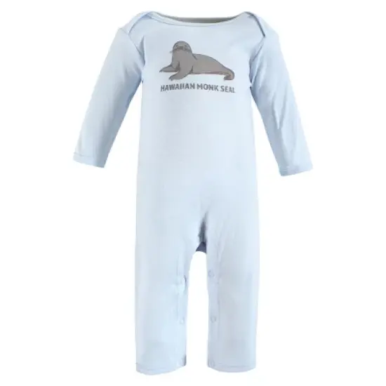 Touched by Nature Organic Cotton Coveralls, Endangered Seal image {2}