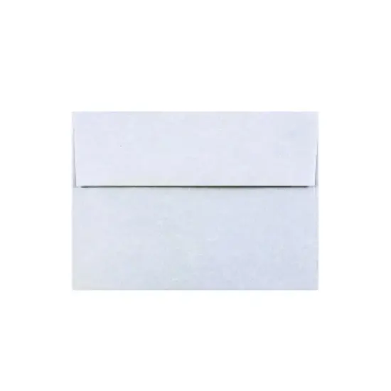 JAM Paper A7 Parchment Invitation Envelopes 5.25 x 7.25 Blue Recycled 10379 image {2}