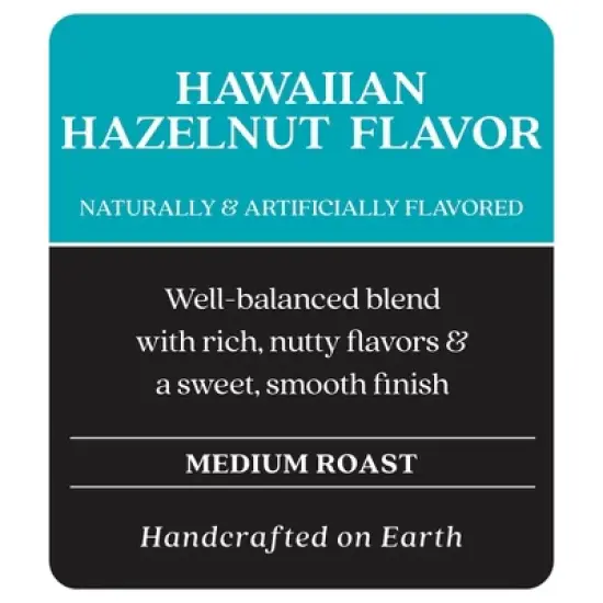 Copper Moon Hawaiian Hazelnut Flavored Blend Medium Roast Ground Coffee - 12oz image {1}