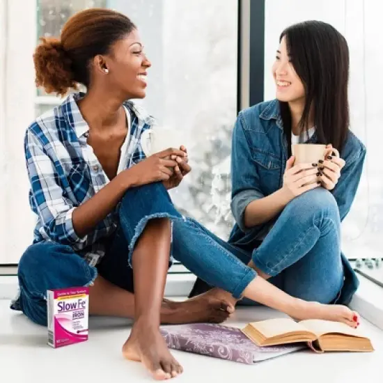 Slow Fe Slow Release Iron Supplement Tablets - 60ct image {5}