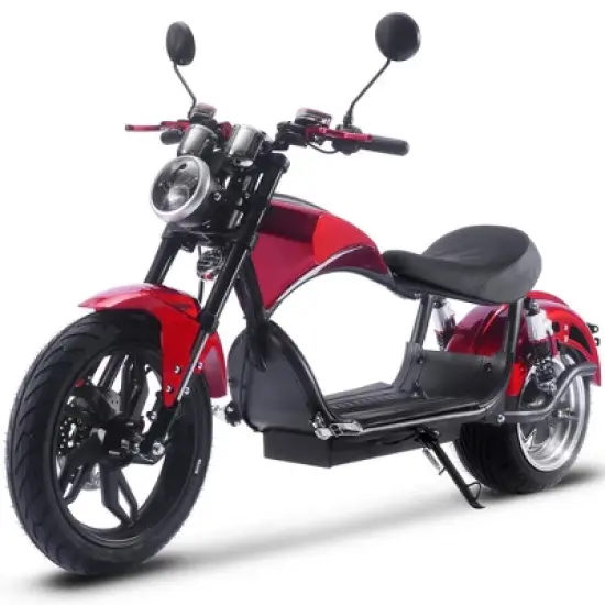 MotoTec Raven 60v 30ah 2500w Lithium Electric Scooter Red image {7}