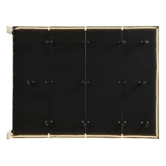 Queen Size Upholstered Floating Velvet Platform Bed with Sensor Light and Headboard-ModernLuxe image {11}