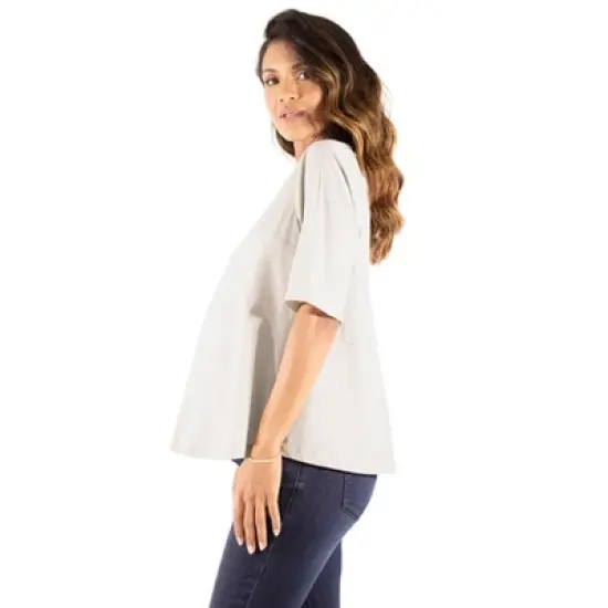 Ingrid & Isabel Maternity EveryWear Zipper Back Top image {1}