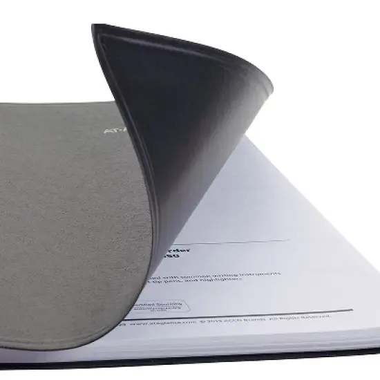 2026 AT-A-GLANCE DayMinder 8" x 12" Monthly Planner Faux Leather Cover Black (G470-00-26) image {4}