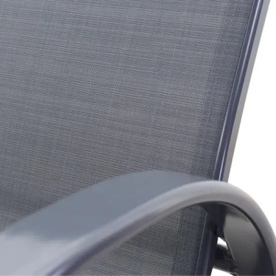 Courtyard Casual Santa Fe 3 pc Chaise Lounge Set  Includes one 20" End Table and two Chaise Loungers image {2}