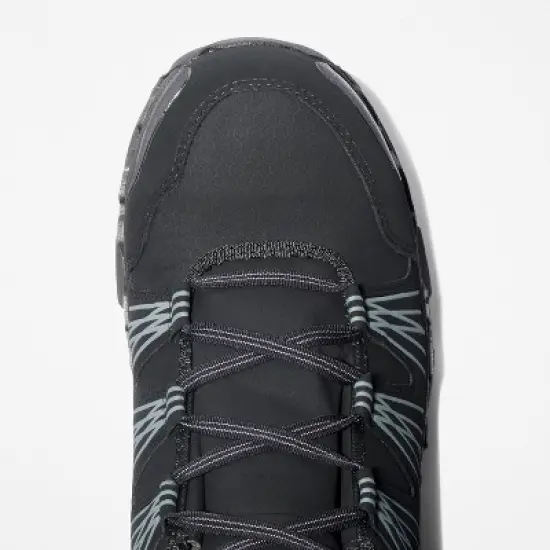 Timberland Men's PRO Powertrain Alloy-Toe Mid Work Boots, Black Synthetic, 10W image {1}