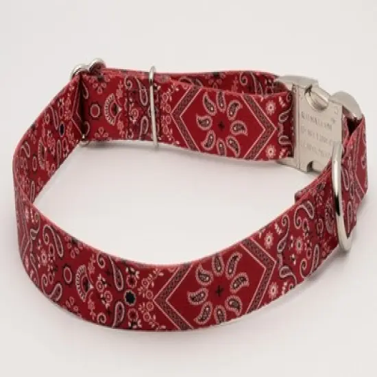 Country Brook Petz Premium Red Bandana Dog Collar image {6}