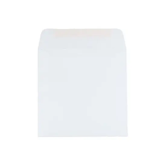JAM Paper 6.5 x 6.5 Square Invitation Envelopes White 25/Pack (28417) image {1}