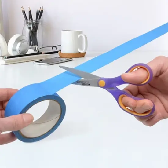 Westcott&reg; 7" Student Non-Stick Scissors, Assorted Colors, Ages 12+, Pack of 3 image {4}