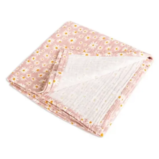 Babyletto Daisy Muslin Swaddle Blanket image {2}