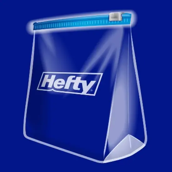 Hefty Gallon Freezer Storage Slider Bags - 25ct image {9}