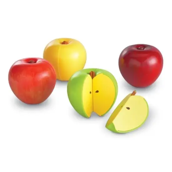Learning Resources Magnetic Apple Fractions, Grades K+ image {1}