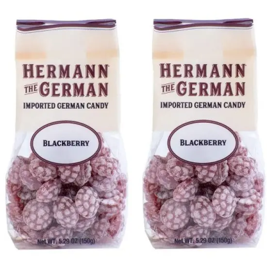 Hermann the German Blackberry Hard Candy 5.29 oz. / 150 g (Pack of 2) image {6}