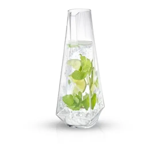 JoyJolt Infiniti Water Pitcher - 43 oz Deluxe Crystal Glass Lemonade Pitcher image {7}