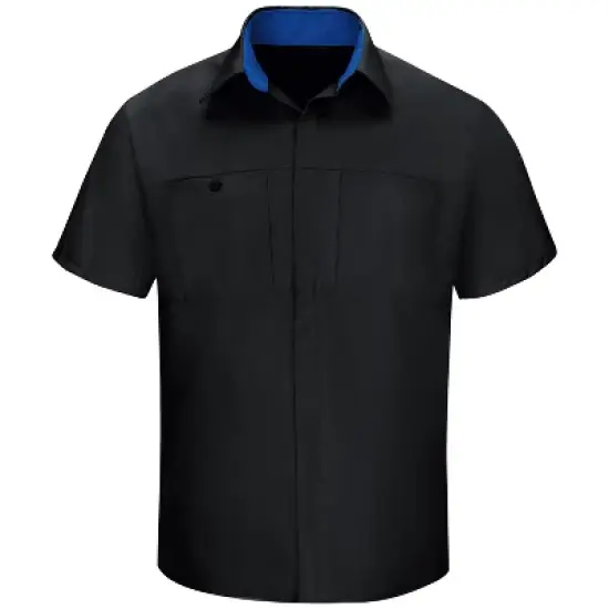 Red Kap&reg; Men's Short Sleeve Performance Plus Shop Shirt With Oilblok Technology image {6}